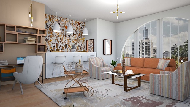 nábytek v místnosti